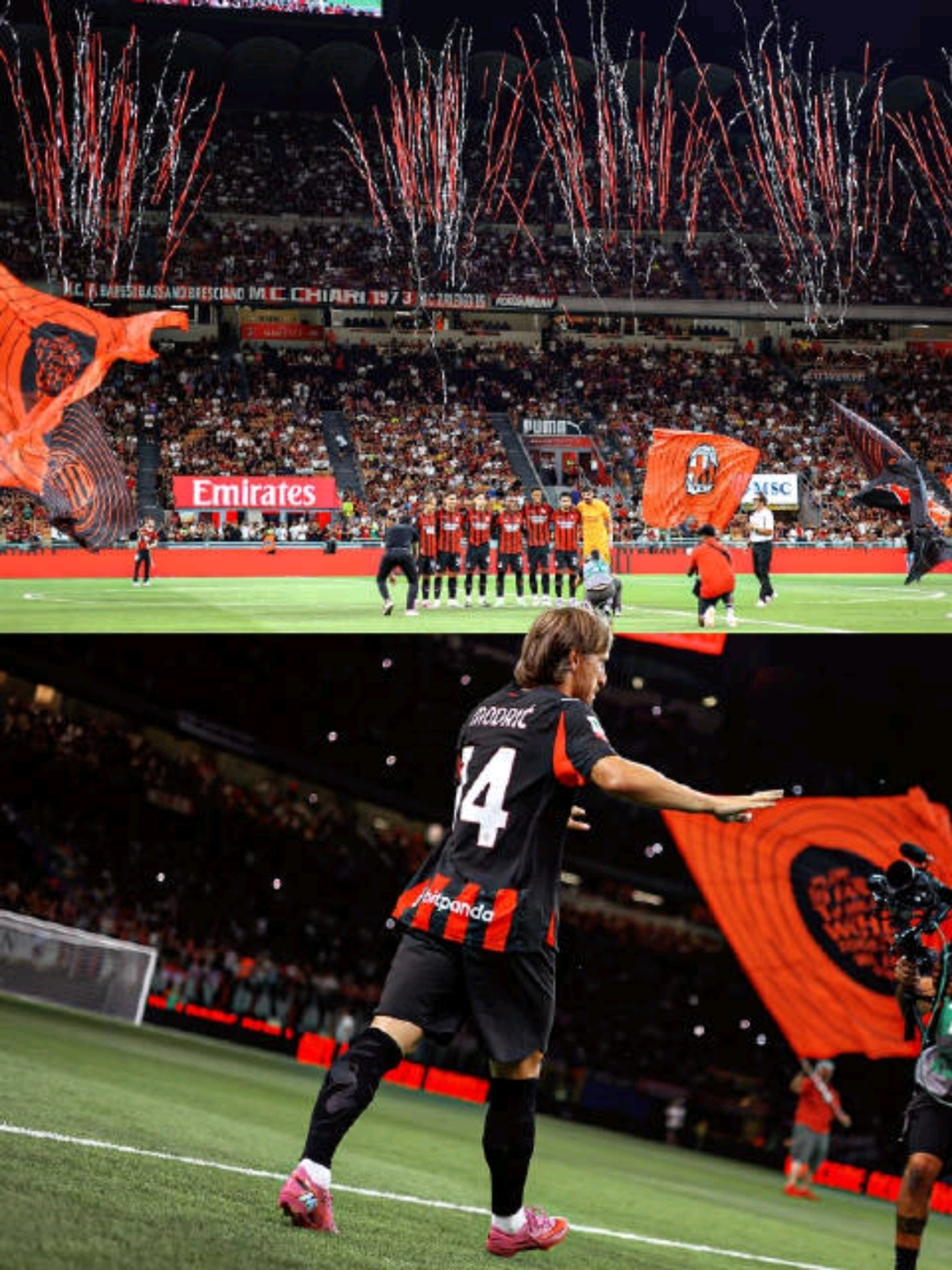  AC米兰次回合横扫皇家马德里，字母哥砍下35记关键球，全场沸腾